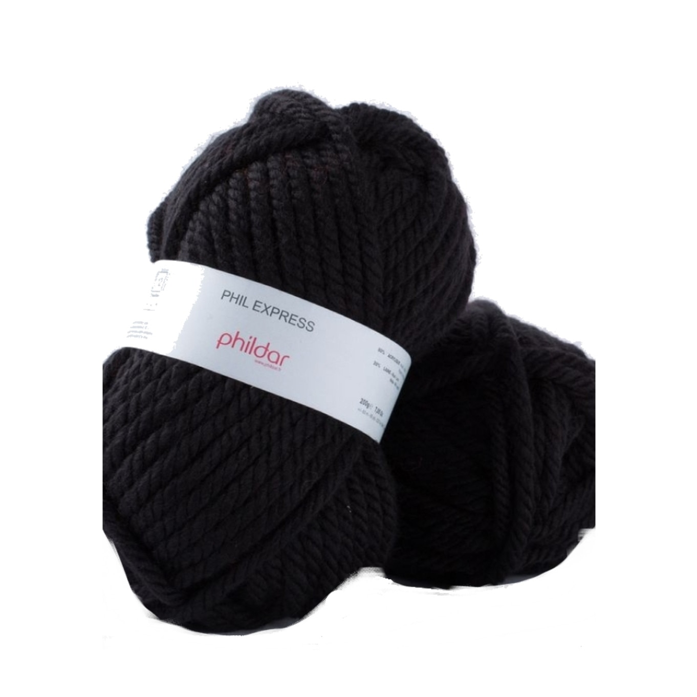 Fir pentru impletit Phil Express 1200 Noir, lungime 60 metri