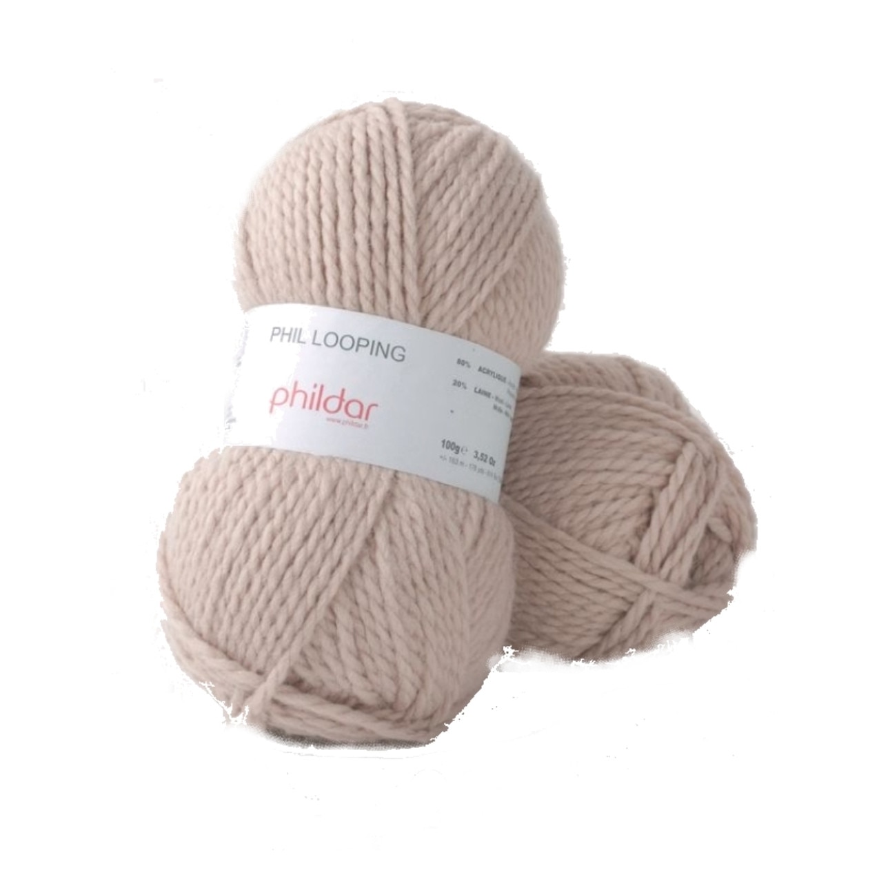 Fir pentru impletit Phil Looping 1170 Taupe, lungime 163 metri