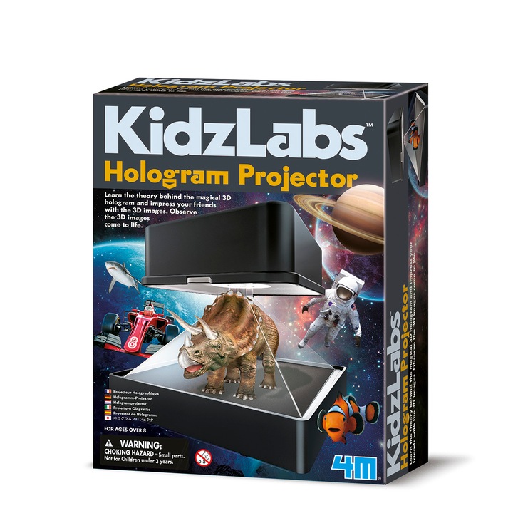 Холограмен проектор 4М, Млад изследовател, Детска лаборатория, Възраст 6+ години