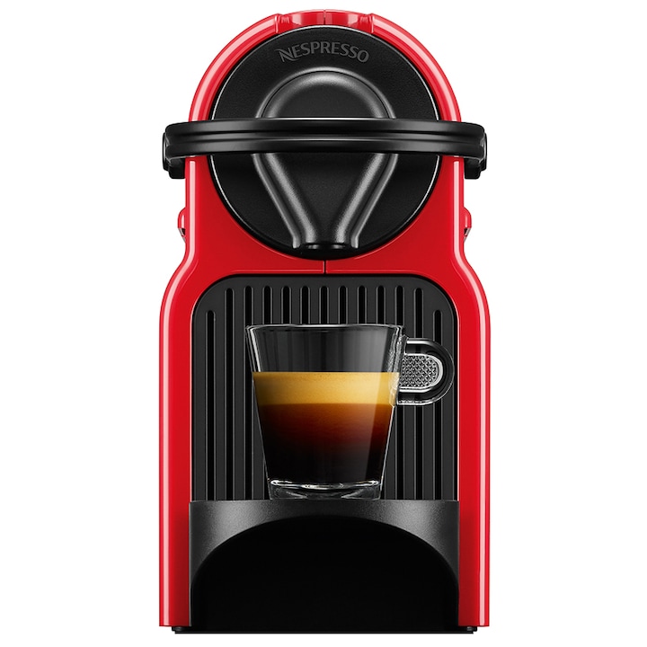 Krups Nespresso® Inissia XN1005 Automata kapszulás kávéfőző, 1260W, 0.8L, 19 bar, Piros