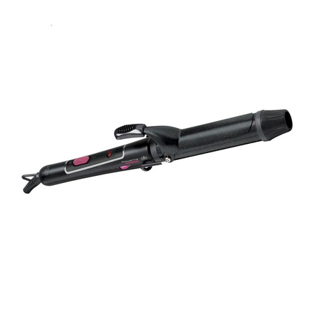 Ondulator Rowenta Curling Tong Thermostat-Keratin Elite CF3372, 200 grade, Invelis ceramic, 1.8 m, Negru