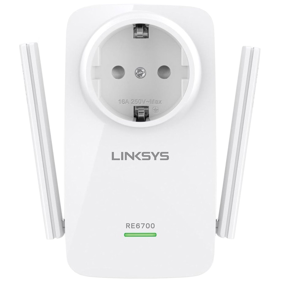 Range Extender Linksys RE6700, Wireless, AC1200, Dual-Band, Audio jack