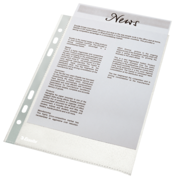 Folie de protectie Esselte Standard A5, 42 microni, 100 bucati/set Folie de protectie Esselte Standard A5, 42 microni, 100 bucati/set