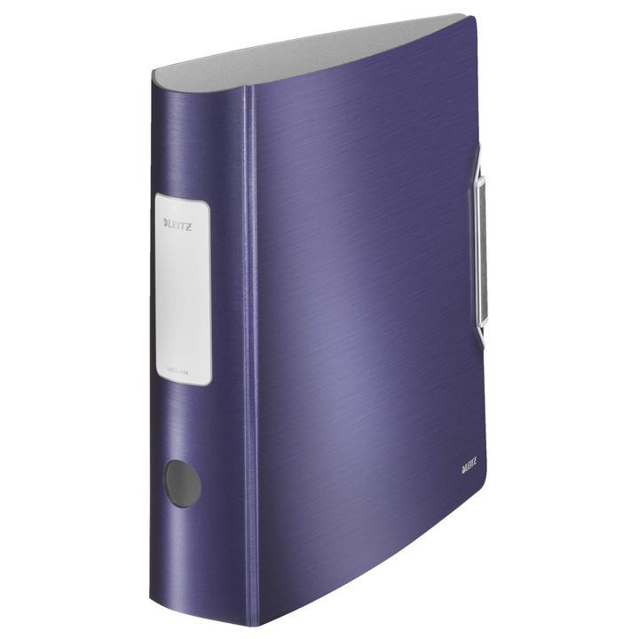 Biblioraft Leitz 180 Active style, A4, 75mm, виолетово синьо