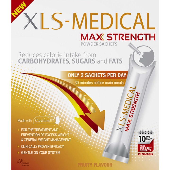 Supliment XLS-Medical, Max Strength, pachet de 20 de plicuri