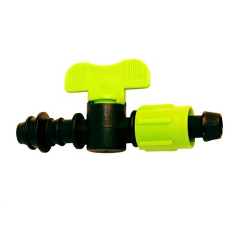 Robinet cu garnitura pentru banda picurare 16mm Robinet cu garnitura pentru banda picurare 16mm