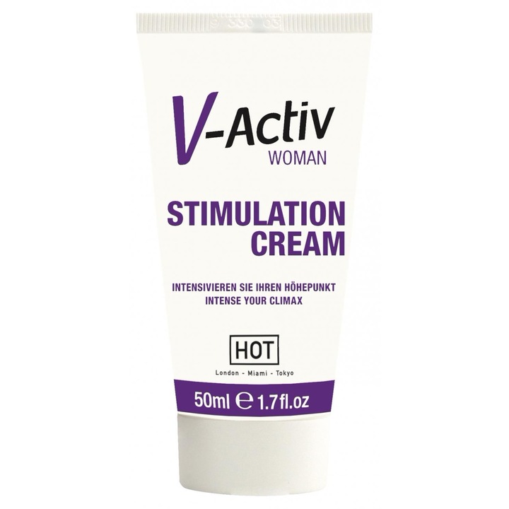 Стимулиращ крем Hot V Activ, За жени, 50 мл