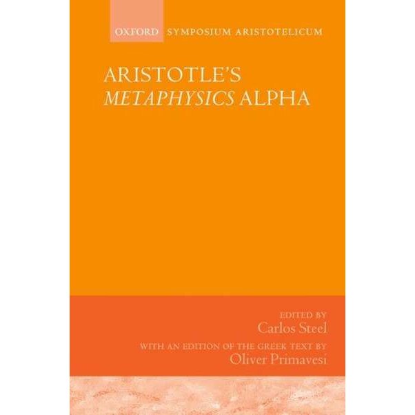 Aristotle's Metaphysics Alpha de Carlos Steel