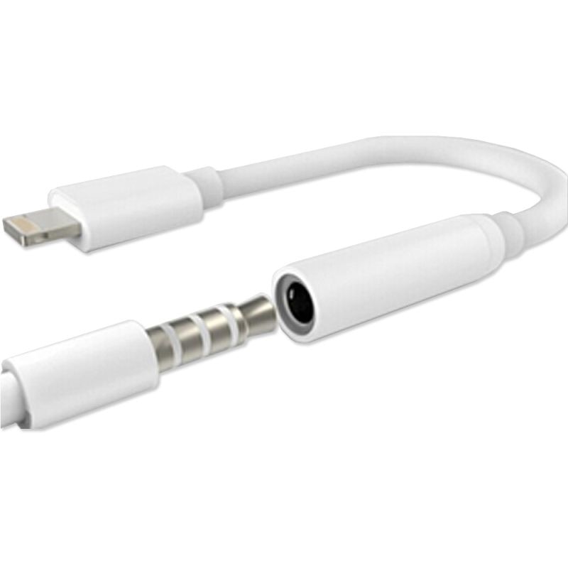 Adaptor DigitalOne SP00076, De la iPhone 5 6 7 Lightning la jack stereo de 3,5 mm Functioneaza