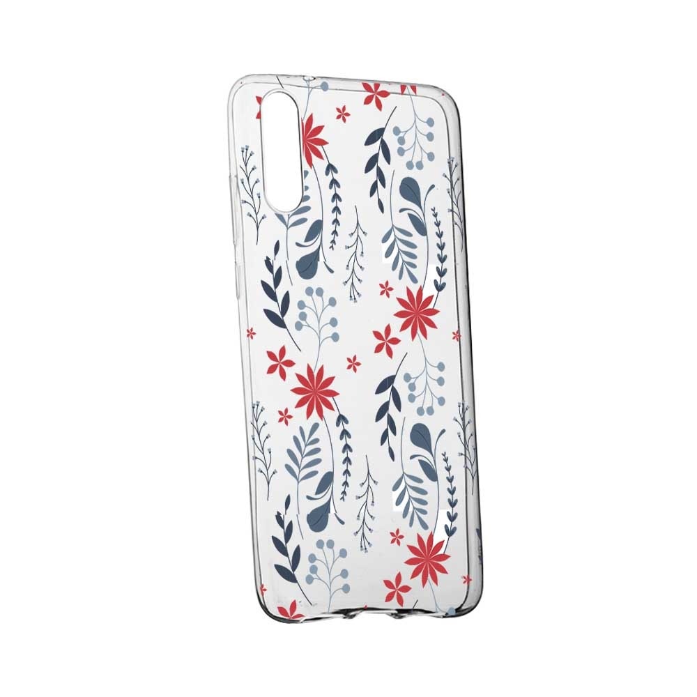 Husa pentru Samsung Galaxy M10, Silicon, Slim, Motive florale, 155