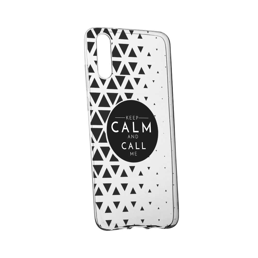Husa pentru Samsung Galaxy M10, Keep Calm, 2, Silicon