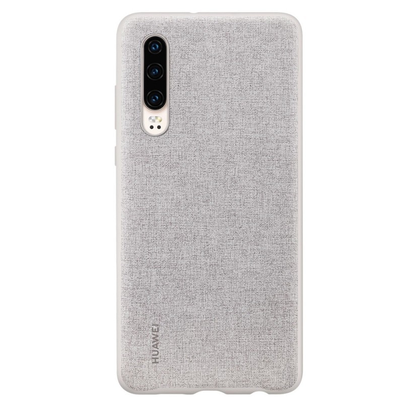 Husa de protectie Huawei PU pentru P30, Elegant Grey