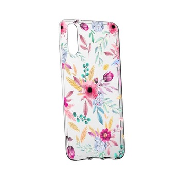 Husa pentru Samsung Galaxy M10, Happy Flowers, 69, Silicon Husa pentru Samsung Galaxy M10, Happy Flowers, 69, Silicon