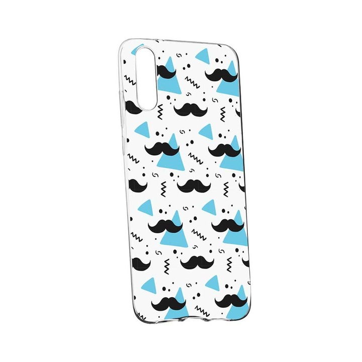 Кейс за Huawei P30 Pro, Силиконов, Слим, Мустаци, 164