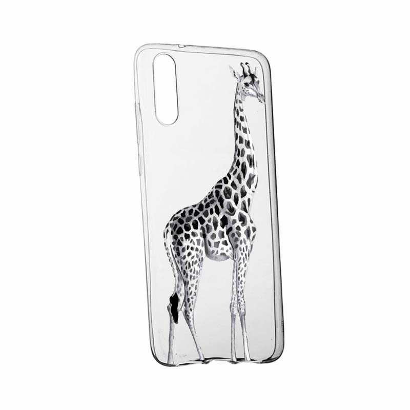 Husa pentru Samsung Galaxy A10, Silicon, Slim, Girafa, 175