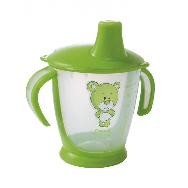 Canita antivarsare Teddy Friend cu maner, verde, Canpol, 31/500