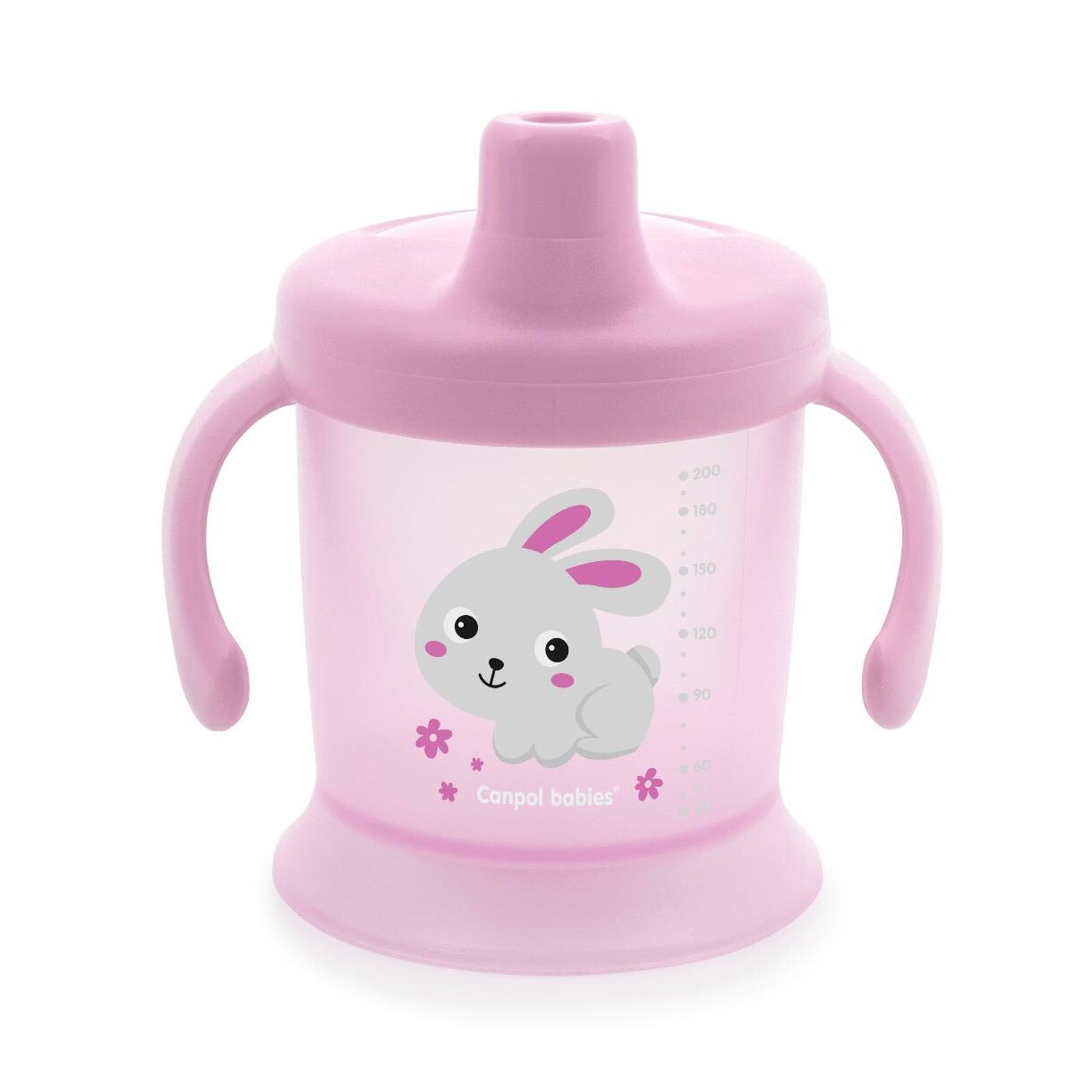 Canita antivarsare cu maner, +12 luni, roz, Canpol, 31/300