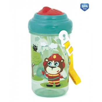 Pahar cu pai 200 ml, +3 ani, catel, Canpol, 4/102 Pahar cu pai 200 ml, +3 ani, catel, Canpol, 4/102