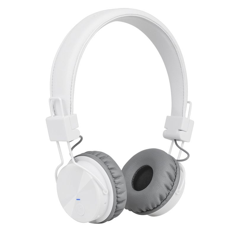 Casti Audio Wireless KRUGER&MATZ OP-22-DF, Bluetooth, MicroSD, Microfon, Alb