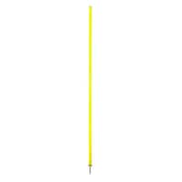 Jalon/tarus 160 cm lungime, din PVC rezistent, cu varf din metal, pentru exterior, Galben