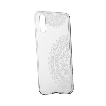 Husa pentru Samsung Galaxy A70, Lace White Nonfigurativ, 64, din silicon premium, rezistenta la uzura, anti-alunecare Husa pentru Samsung Galaxy A70, Lace White Nonfigurativ, 64, din silicon premium, rezistenta la uzura, anti-alunecare