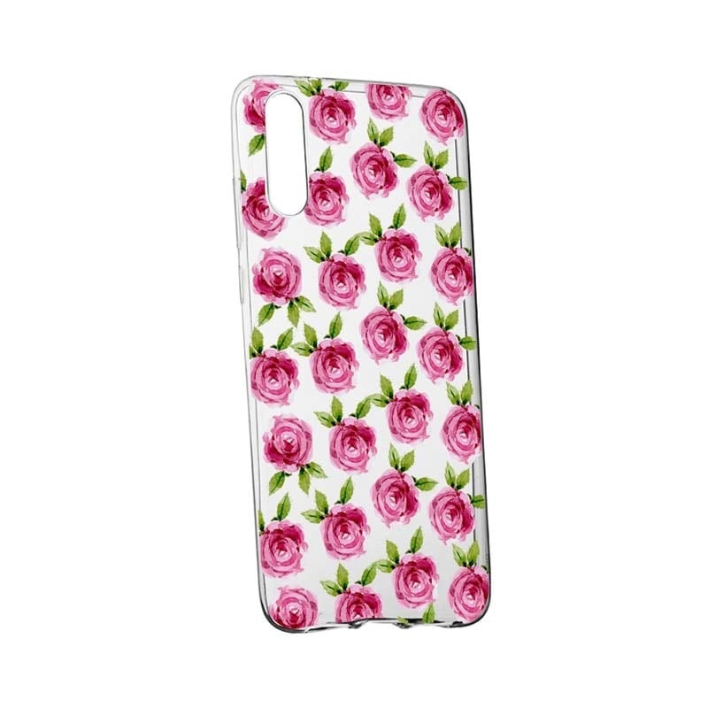 Husa pentru Samsung Galaxy A50, Rose, 107, din silicon premium, rezistenta la uzura, anti-alunecare