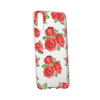 Husa pentru Samsung Galaxy A70, Rose, 97, din silicon premium, rezistenta la uzura, anti-alunecare Husa pentru Samsung Galaxy A70, Rose, 97, din silicon premium, rezistenta la uzura, anti-alunecare