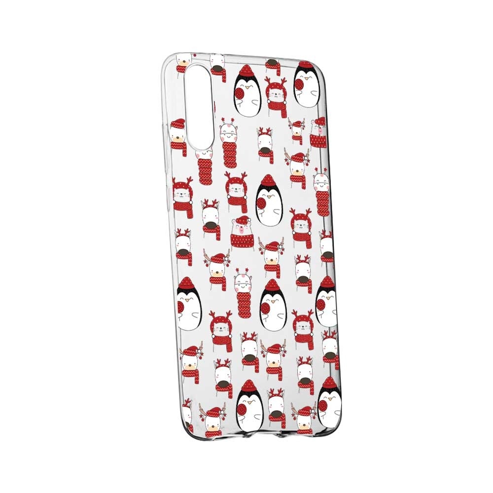 Husa pentru Samsung Galaxy A70, din silicon premium, rezistenta la uzura, anti-alunecare, Slim, Winter Feeling, 166