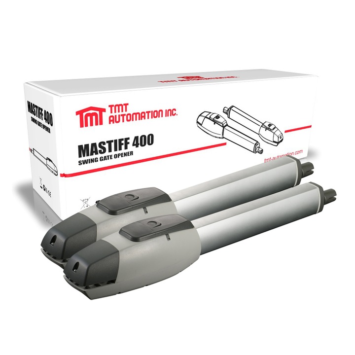 Kit automatizare porti batante 2x4m, 2x350KG, TMT Mastiff 400 WiFi