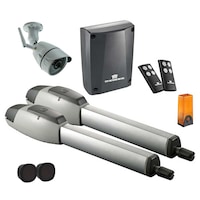 Kit automatizare porti batante 2x4m, 2x350KG, TMT Mastiff 400 WiFi CAM BELL