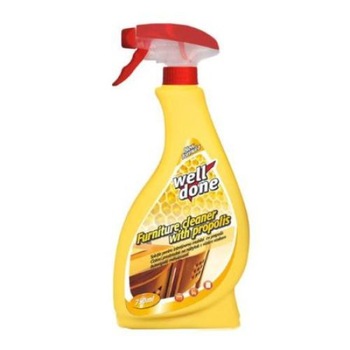 Solutie pentru curatarea si protejarea mobilei Well Done cu propolis 750 ml Solutie pentru curatarea si protejarea mobilei Well Done cu propolis 750 ml