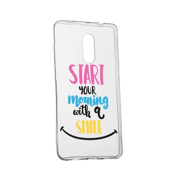 Husa pentru Nokia 5.1 2018, Morning Smile, 47, Silicon Husa pentru Nokia 5.1 2018, Morning Smile, 47, Silicon