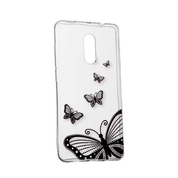Husa pentru Nokia 5.1 2018, Butterfly, 79, Silicon Husa pentru Nokia 5.1 2018, Butterfly, 79, Silicon