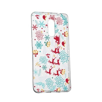 Husa pentru Nokia 5.1 2018, Silicon, Slim, Rudolf, 158 Husa pentru Nokia 5.1 2018, Silicon, Slim, Rudolf, 158