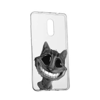 Husa pentru Nokia 5.1 2018, Crazy Cat, 20, Silicon Husa pentru Nokia 5.1 2018, Crazy Cat, 20, Silicon