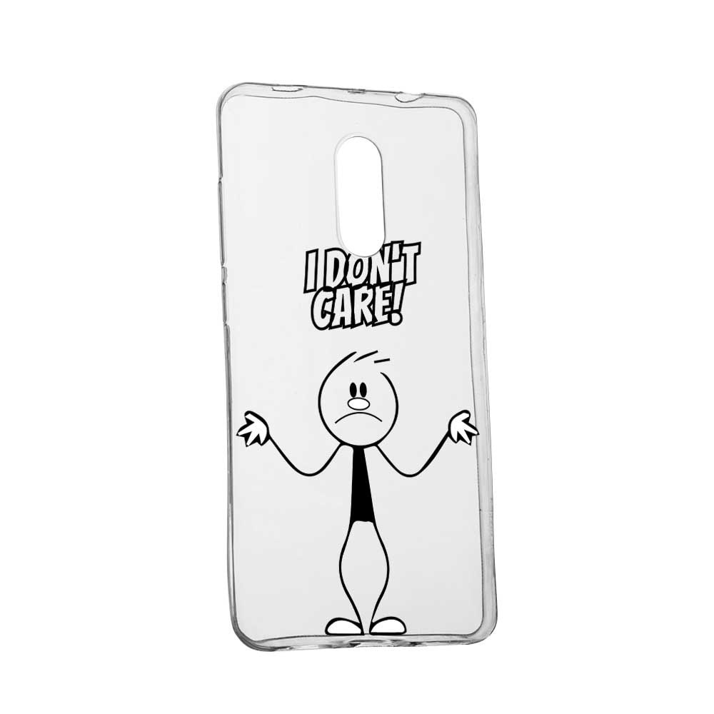Husa pentru Nokia 5.1 2018, Silicon, Slim, I Don`t Care, 162