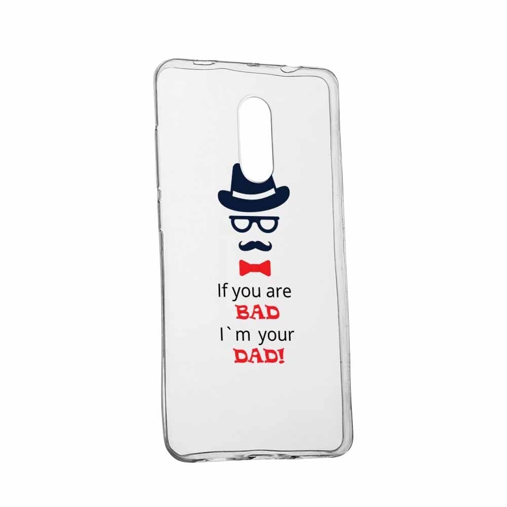 Husa pentru Nokia 5.1 2018, Bad Dad, 53, Silicon