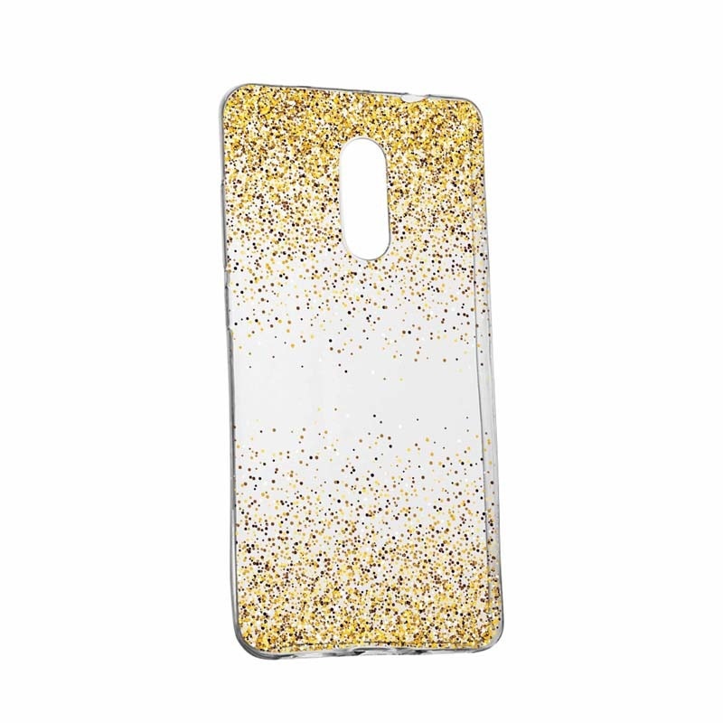 Husa pentru Nokia 5.1 2018, Silicon, Slim, Golden Lucios, 179