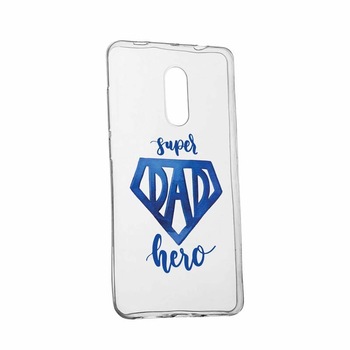 Husa pentru Nokia 5.1 2018, Silicon, Slim, Superhero Dad, 182 Husa pentru Nokia 5.1 2018, Silicon, Slim, Superhero Dad, 182
