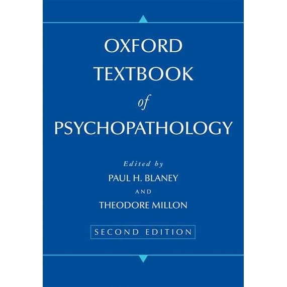 Oxford Textbook of Psychopathology de Paul H. Blaney
