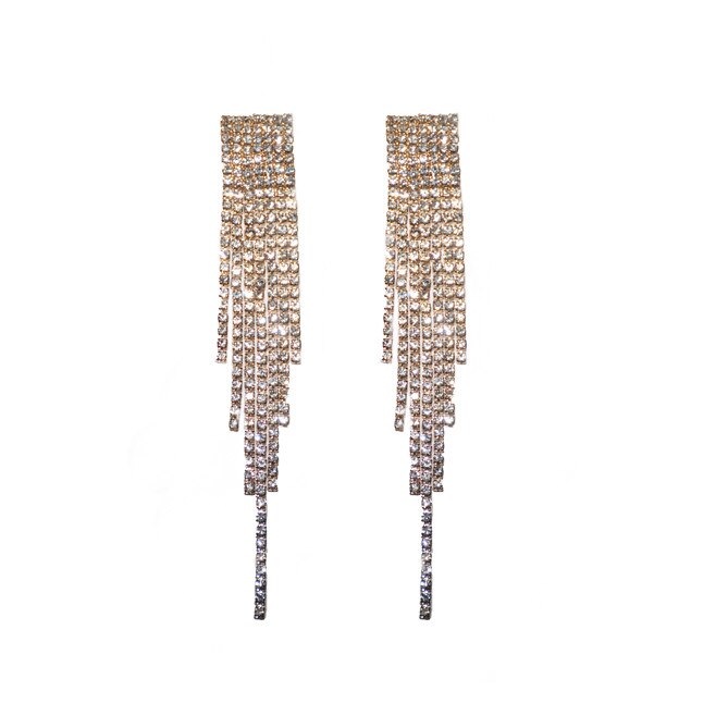 Cercei eleganti cu forme geometrice, D&J Exclusive, Auriu
