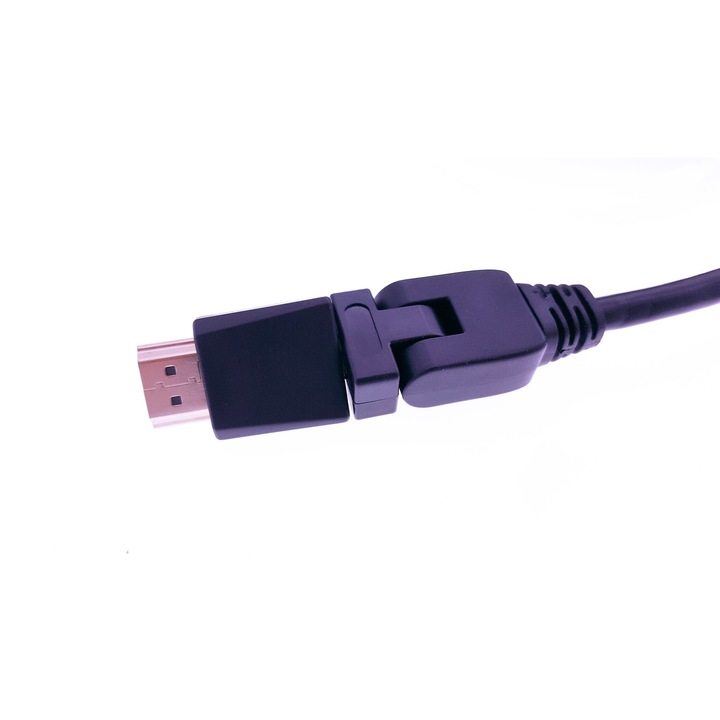 Cablu HDMI T-T 3m angular 360 grade x2 - CHDAX31889 3 m