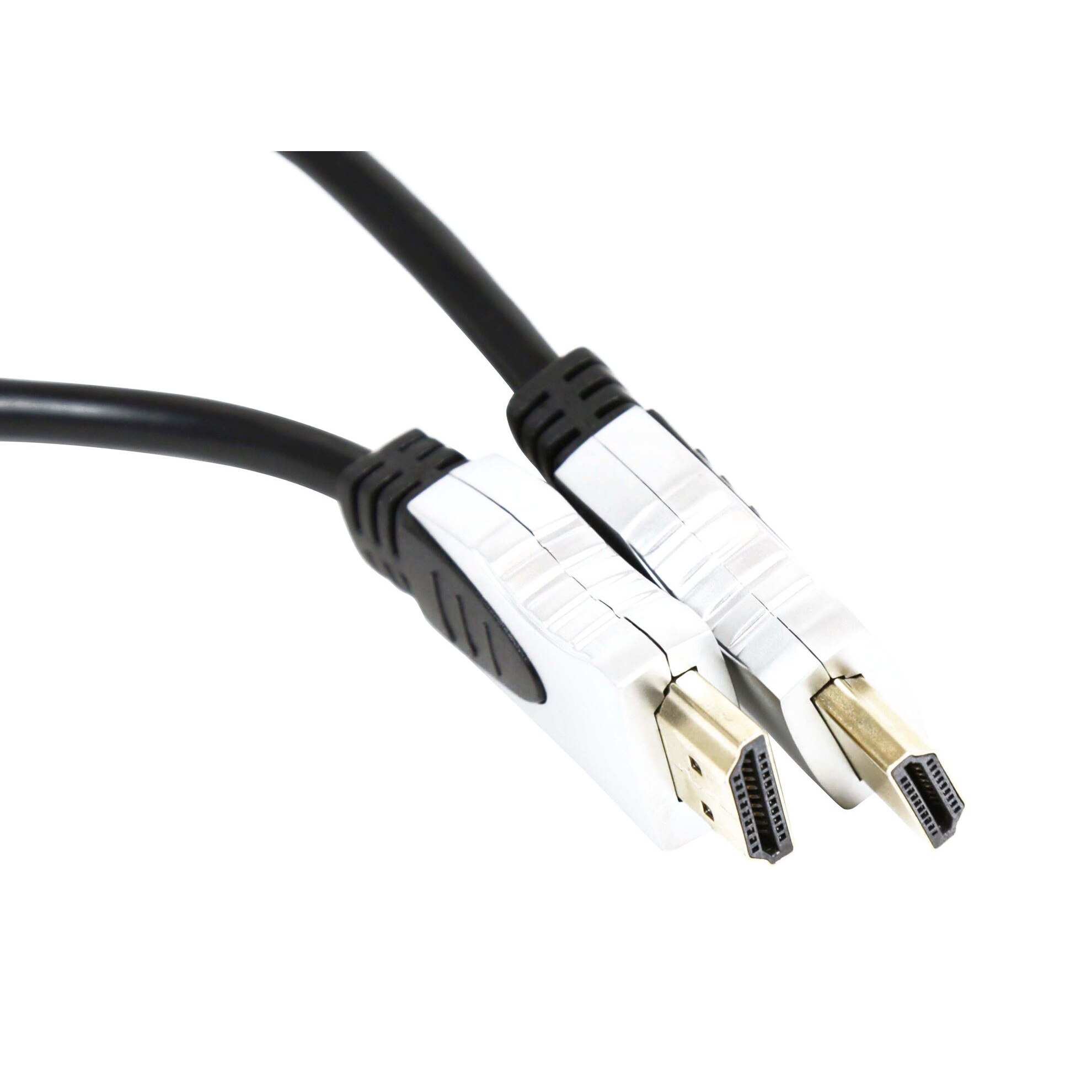 Cablu HDMI v.1.4 Omega auriu 1.5m