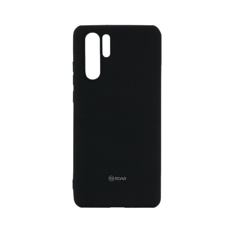 Husa Spate Roar Colorful Jelly Huawei P30 Pro Silicon Negru