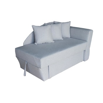 Canapea pat 1 persoana Camelia, Mobila Domnel, Extensibil si lada de depozitare, 150 x 80 cm, gri, STG, ONTARIO 91 Canapea pat 1 persoana Camelia, Mobila Domnel, Extensibil si lada de depozitare, 150 x 80 cm, gri, STG, ONTARIO 91