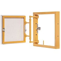 Usa de vizitare din otel, Beige, 30 x 30 cm