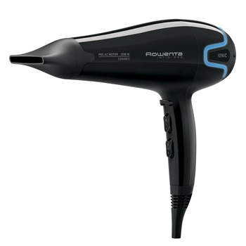 Uscator de par Rowenta Infini Pro Volume CV8730, Ionizare, 2200W, 6 setari, concentrator, Negru Uscator de par Rowenta Infini Pro Volume CV8730, Ionizare, 2200W, 6 setari, concentrator, Negru