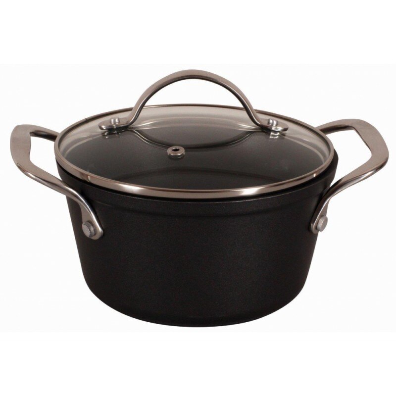 Oala Cu Capac Sticla Invelis Ilag Non Stick Premium 20cm Magnat Emag Ro