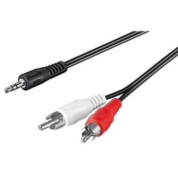 Cablu audio video 3.5mm stereo plug>2XRCA tata,10 m Cablu audio video 3.5mm stereo plug>2XRCA tata,10 m