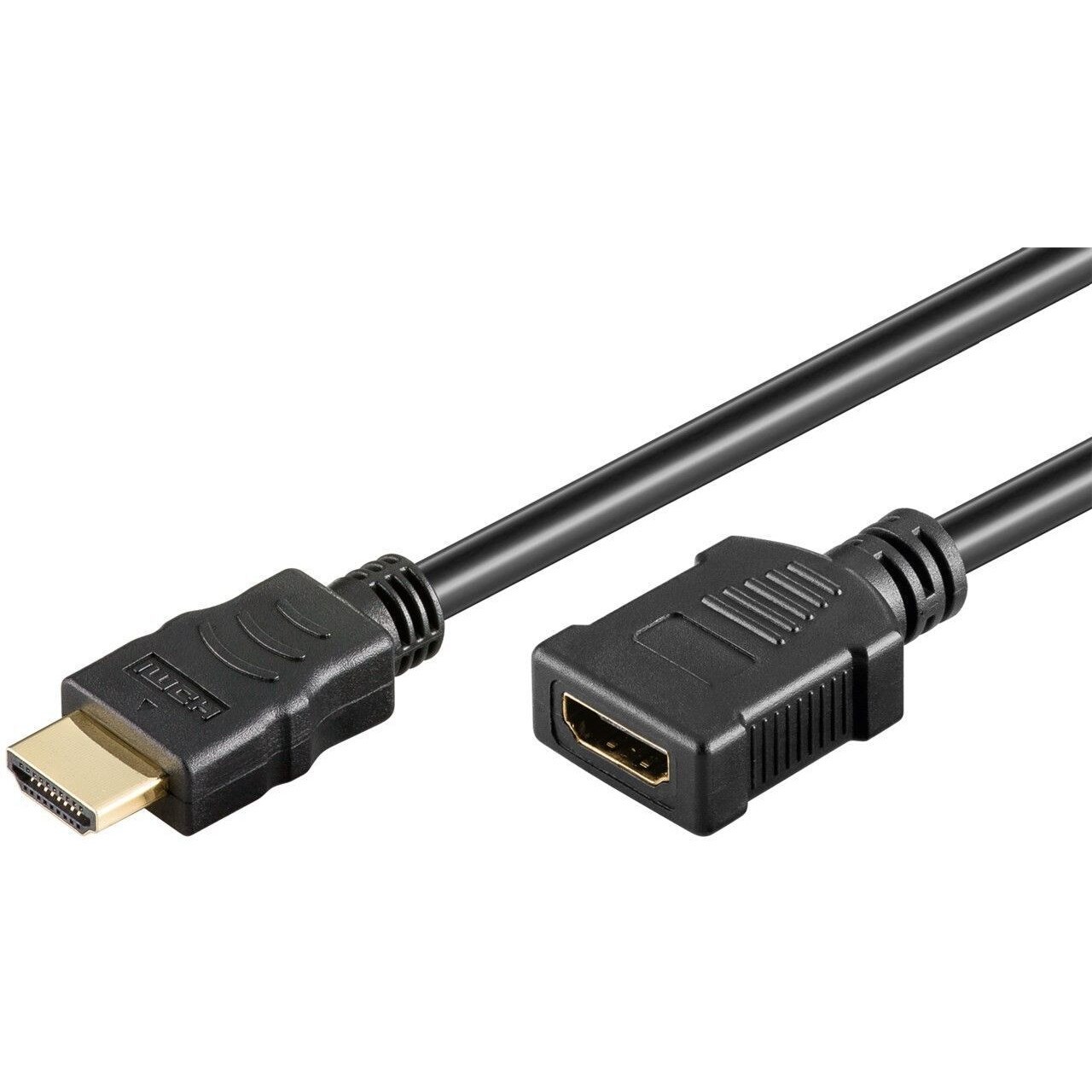 Cablu prelungitor HDMI cu ethernet tata - mama aurit 3m